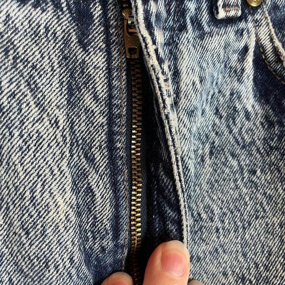 Vintage Levi’s brown tab high rise tapered leg acid wash jeans - Picture 6 of 11